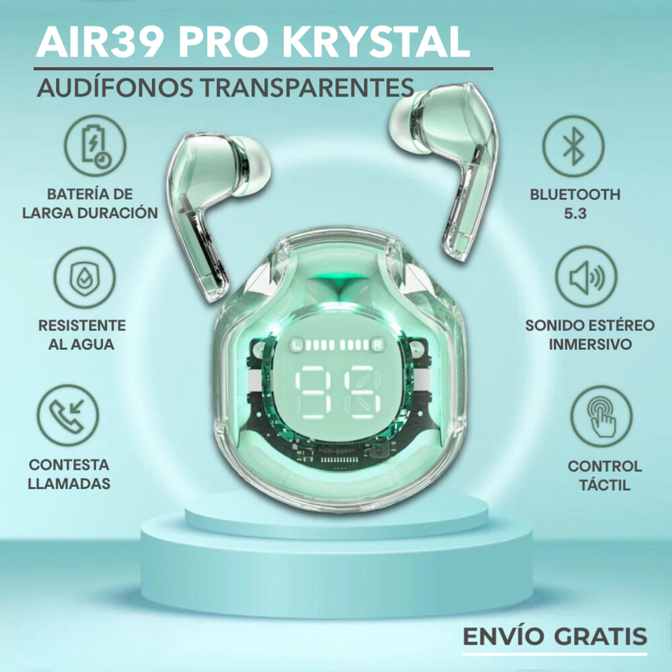 Audífonos Transparente Air39 PRO - excelente audio